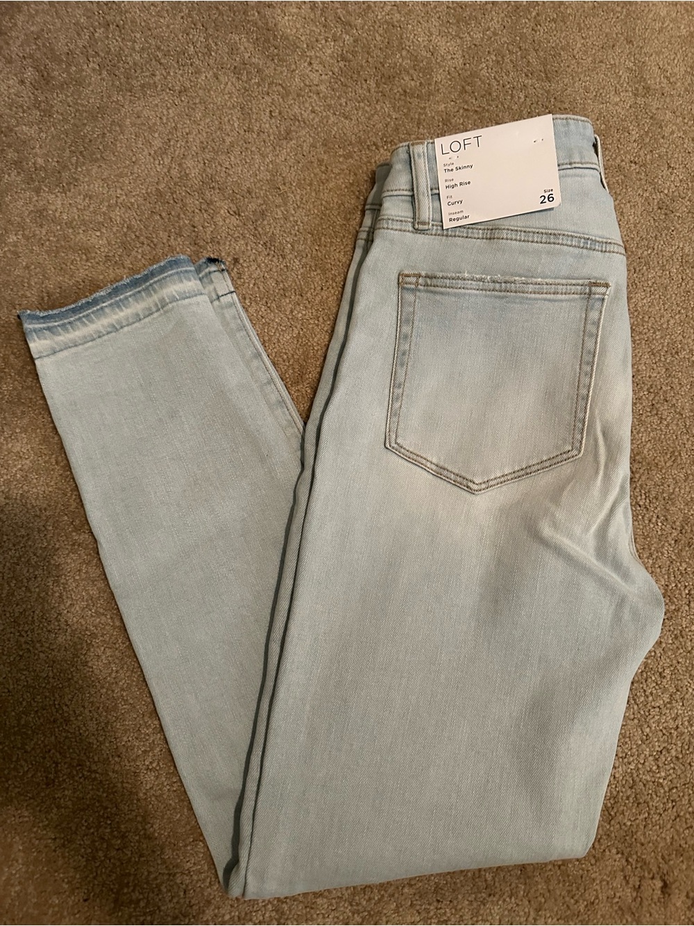 LOFT Light Blue Skinny Jeans